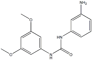 1-(3-aminophenyl)-3-(3,5-dimethoxyphenyl)urea Structure