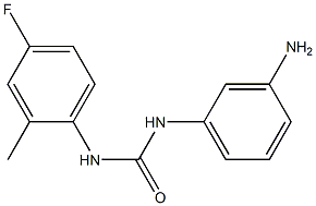 1-(3-aminophenyl)-3-(4-fluoro-2-methylphenyl)urea Structure