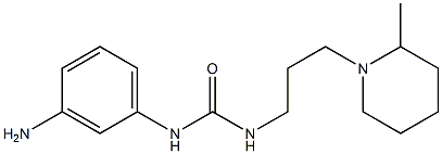 1-(3-aminophenyl)-3-[3-(2-methylpiperidin-1-yl)propyl]urea,,结构式