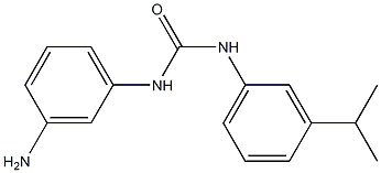 1-(3-aminophenyl)-3-[3-(propan-2-yl)phenyl]urea Structure