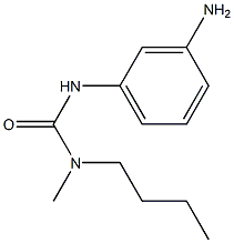 1-(3-aminophenyl)-3-butyl-3-methylurea 结构式