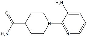 1-(3-aminopyridin-2-yl)piperidine-4-carboxamide Struktur