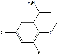 1-(3-bromo-5-chloro-2-methoxyphenyl)ethan-1-amine