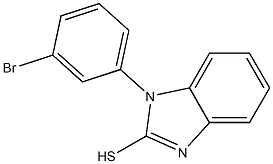 1-(3-bromophenyl)-1H-1,3-benzodiazole-2-thiol Structure