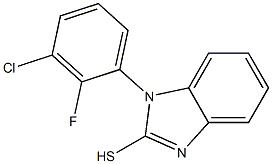 1-(3-chloro-2-fluorophenyl)-1H-1,3-benzodiazole-2-thiol Structure