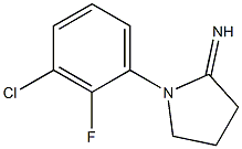 1-(3-chloro-2-fluorophenyl)pyrrolidin-2-imine|