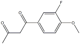 1-(3-fluoro-4-methoxyphenyl)butane-1,3-dione