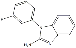 1-(3-fluorophenyl)-1H-1,3-benzodiazol-2-amine Struktur