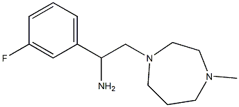 1-(3-fluorophenyl)-2-(4-methyl-1,4-diazepan-1-yl)ethan-1-amine Structure