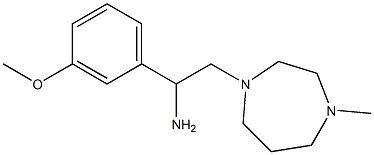 1-(3-methoxyphenyl)-2-(4-methyl-1,4-diazepan-1-yl)ethan-1-amine Structure