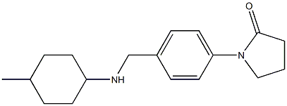 1-(4-{[(4-methylcyclohexyl)amino]methyl}phenyl)pyrrolidin-2-one|