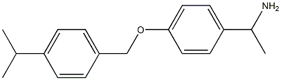 1-(4-{[4-(propan-2-yl)phenyl]methoxy}phenyl)ethan-1-amine