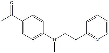 1-(4-{methyl[2-(pyridin-2-yl)ethyl]amino}phenyl)ethan-1-one