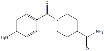 1-(4-aminobenzoyl)piperidine-4-carboxamide Structure