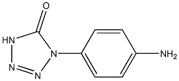 1-(4-aminophenyl)-1,4-dihydro-5H-tetrazol-5-one Structure