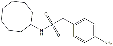 1-(4-aminophenyl)-N-cyclooctylmethanesulfonamide