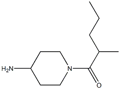 1-(4-aminopiperidin-1-yl)-2-methylpentan-1-one,,结构式