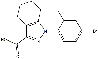 1-(4-bromo-2-fluorophenyl)-4,5,6,7-tetrahydro-1H-indazole-3-carboxylic acid