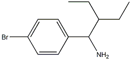 1-(4-bromophenyl)-2-ethylbutan-1-amine,,结构式