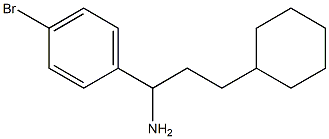 1-(4-bromophenyl)-3-cyclohexylpropan-1-amine