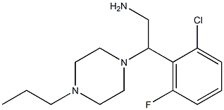 2-(2-chloro-6-fluorophenyl)-2-(4-propylpiperazin-1-yl)ethan-1-amine