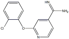 2-(2-chlorophenoxy)pyridine-4-carboximidamide