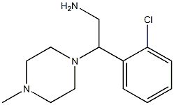 2-(2-chlorophenyl)-2-(4-methylpiperazin-1-yl)ethanamine Structure