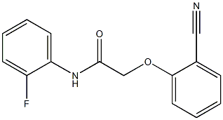  2-(2-cyanophenoxy)-N-(2-fluorophenyl)acetamide