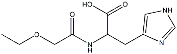 2-(2-ethoxyacetamido)-3-(1H-imidazol-4-yl)propanoic acid Structure