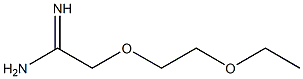 2-(2-ethoxyethoxy)ethanimidamide Struktur