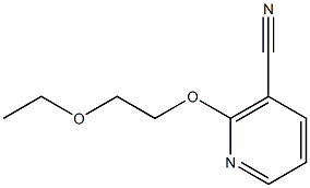 2-(2-ethoxyethoxy)nicotinonitrile Structure