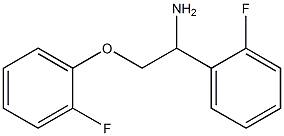 2-(2-fluorophenoxy)-1-(2-fluorophenyl)ethanamine Structure