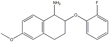 2-(2-fluorophenoxy)-6-methoxy-1,2,3,4-tetrahydronaphthalen-1-amine