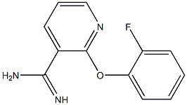 2-(2-fluorophenoxy)pyridine-3-carboximidamide