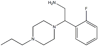 2-(2-fluorophenyl)-2-(4-propylpiperazin-1-yl)ethan-1-amine|