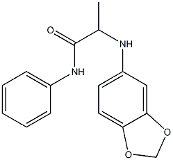 2-(2H-1,3-benzodioxol-5-ylamino)-N-phenylpropanamide