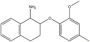  2-(2-methoxy-4-methylphenoxy)-1,2,3,4-tetrahydronaphthalen-1-amine