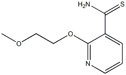 2-(2-methoxyethoxy)pyridine-3-carbothioamide,,结构式