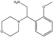 2-(2-methoxyphenyl)-2-morpholin-4-ylethanamine,,结构式
