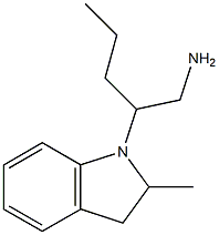 2-(2-methyl-2,3-dihydro-1H-indol-1-yl)pentan-1-amine