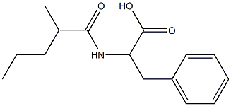 2-(2-methylpentanamido)-3-phenylpropanoic acid