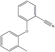 2-(2-methylphenoxy)benzonitrile Struktur