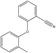 2-(2-methylphenoxy)benzonitrile,,结构式