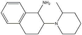 2-(2-methylpiperidin-1-yl)-1,2,3,4-tetrahydronaphthalen-1-amine,,结构式