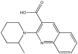 2-(2-methylpiperidin-1-yl)quinoline-3-carboxylic acid