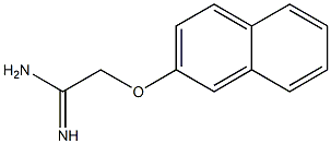 2-(2-naphthyloxy)ethanimidamide Structure