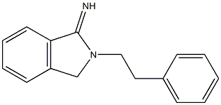2-(2-phenylethyl)-2,3-dihydro-1H-isoindol-1-imine Structure