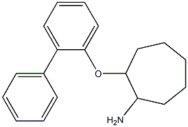 2-(2-phenylphenoxy)cycloheptan-1-amine Struktur