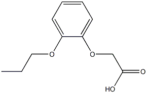 2-(2-propoxyphenoxy)acetic acid Structure