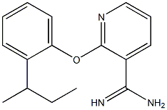 2-(2-sec-butylphenoxy)pyridine-3-carboximidamide Structure